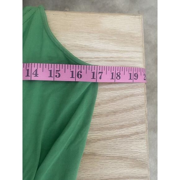 Boden Women’s Gathered Jersey MIDI Dress Size 10 In Green Summer Cocktail Party - Picture 6 of 7